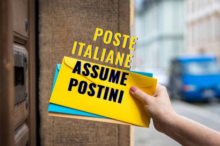 poste italiane assume postini
