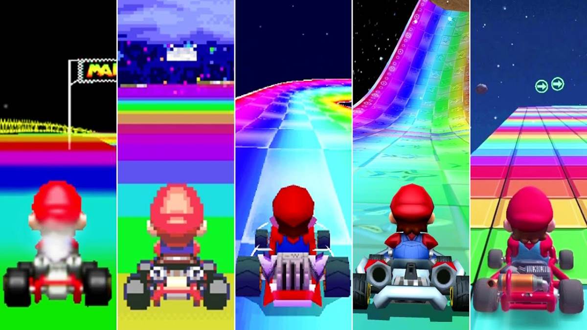 Rainbow Road nei vari giochi