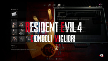 resident evil 4 remake ciondoli migliori