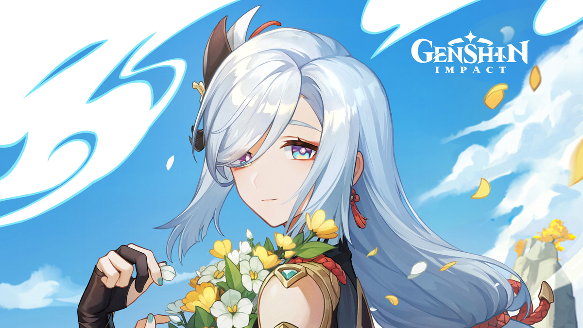 shenhe illustrazione ufficilae compleanno - guida build genshin impact