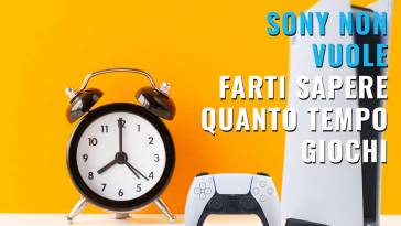 sony ti tiene nascosto il tempo di gioco