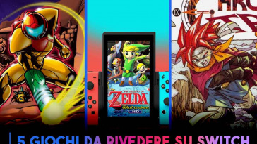 5 giochi da rivedere su switch al più presto