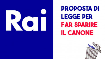 Proposta di legge per far sparire il canone RAI