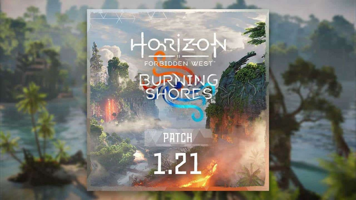 Immagine promo che annuncia la Patch 1.21 di Horizon Forbidden West