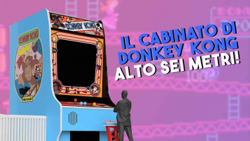 cabinato di donkey kong alto 6 metri