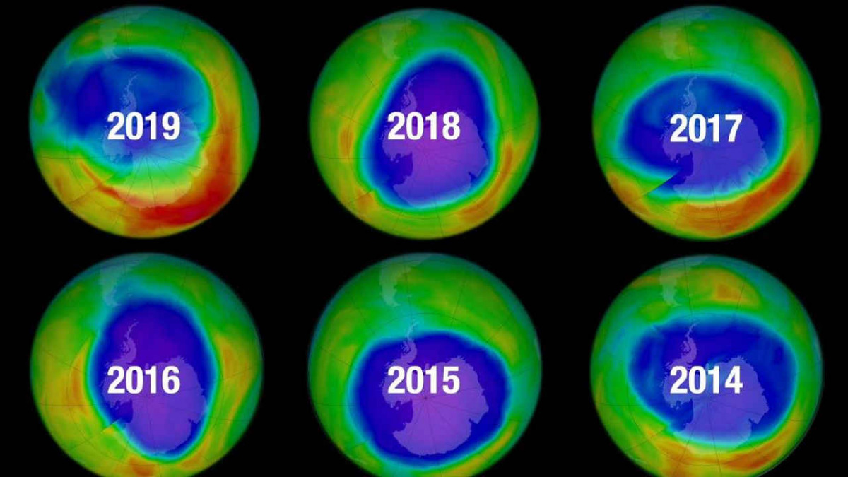 Evoluzione del buco nell'ozono negli ultimi anni