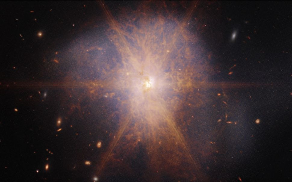 L'immagine della fusione delle Galassie