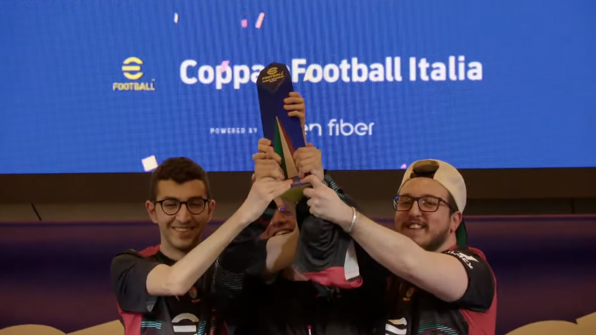 I pro gamer del Milan vincono la Coppa eFootball Italia