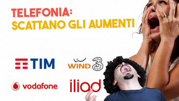 operatori telefonici scattano gli aumenti