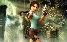 Immagine che mostra Lara Croft nei primi videogiochi