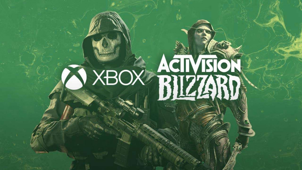 Logo di Xbox e di Activision Blizzard