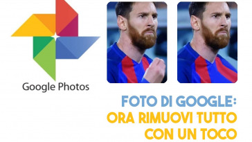 Foto di google ora togli tutto con un tap