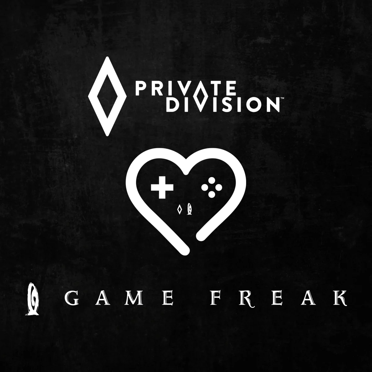 logo che annuncia la collaborazione tra Game Freak e Private Division
