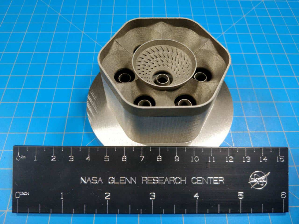 Componente stampato realizzato con il GRX-810