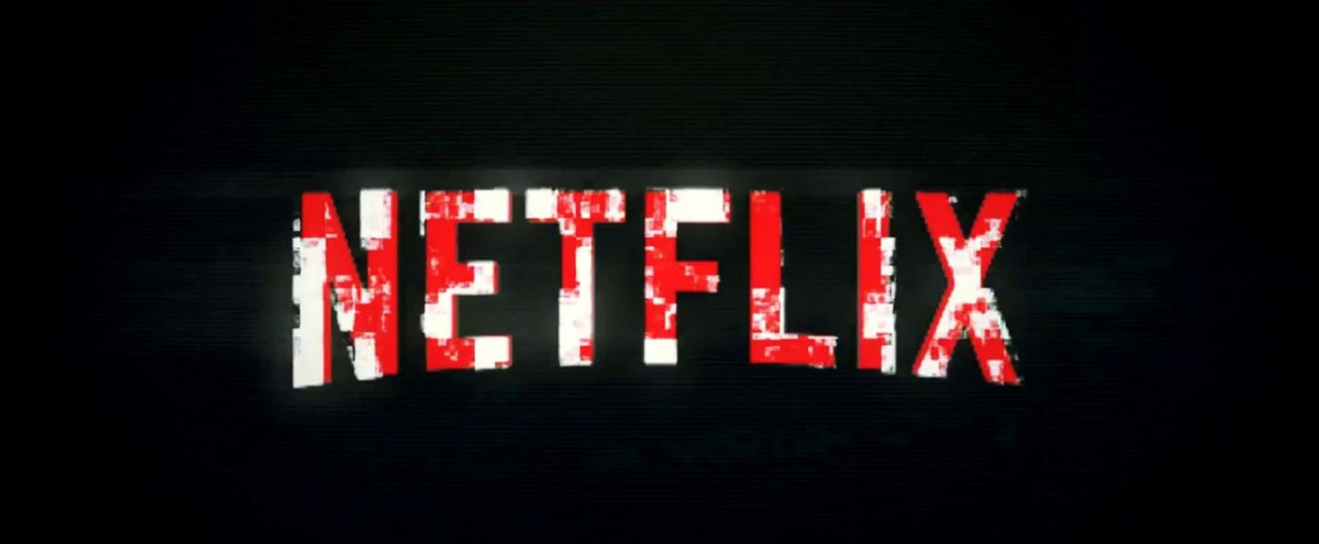 Logo glitchato di Netflix