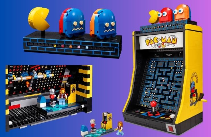cabinato arcade Pac-Man LEGO