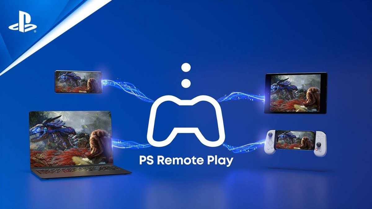 Schermata promozionale del Remote Play di Sony