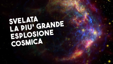 svelata la più grande esplosione cosmica di sempre