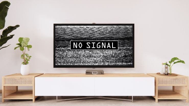 Una tv senza segnale