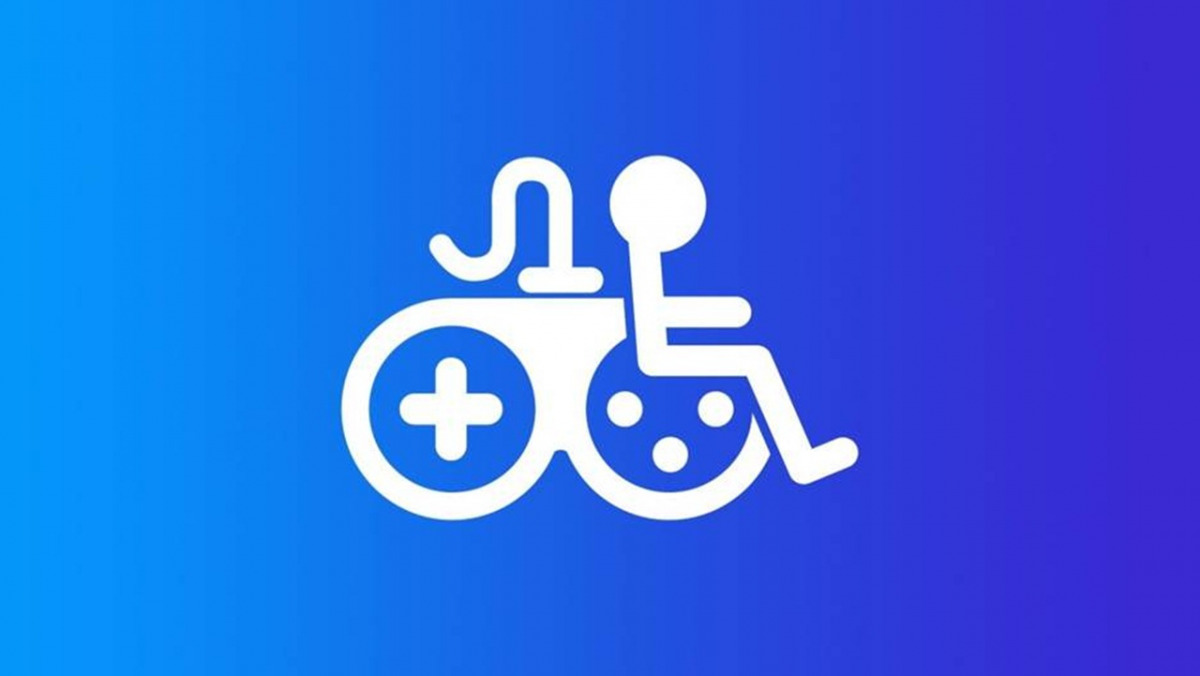 Logo dedicato ai giocatori disabili e all'accessibilità dei videogiochi