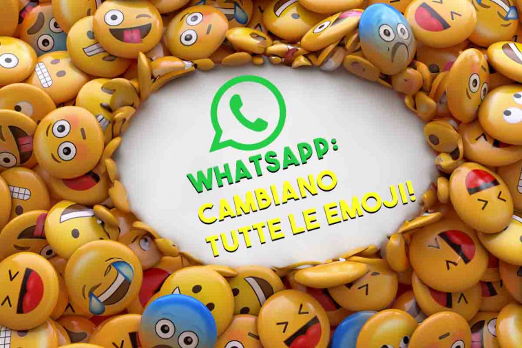 Cambiano le emoji di whatsapp