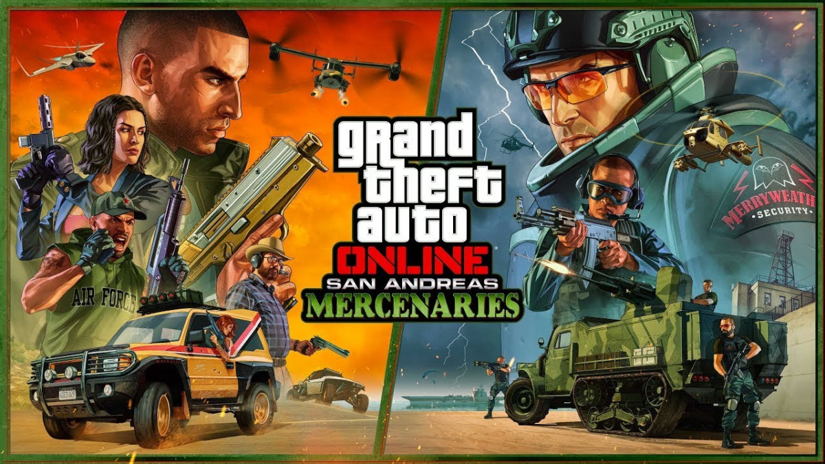 Copertina GTA V San Andreas Mercenaries