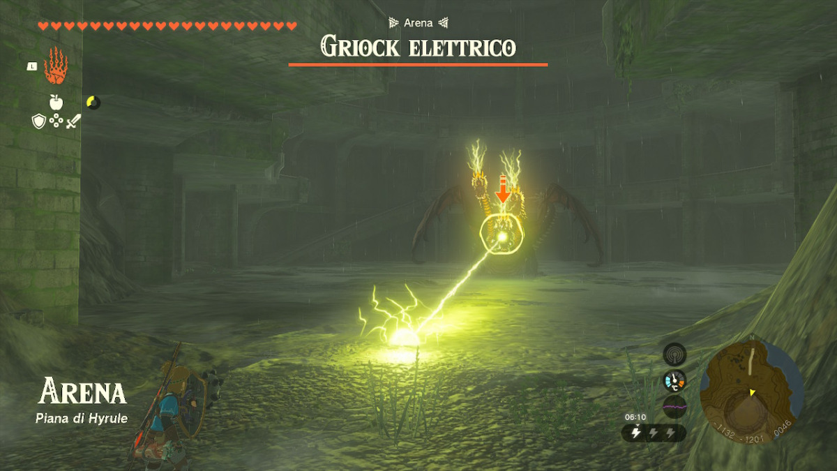 Il temibile Griock dell'Arena di Hyrule
