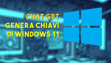 chat gpt ora genera le chiavi di windows 11