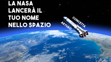 la nasa lancerà il tuo nome nello spazio