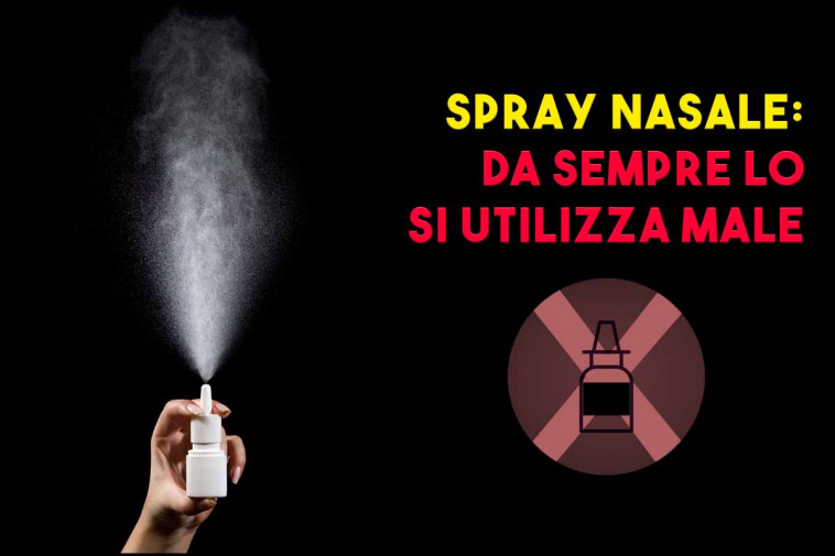 utilizzate lo spray nasale male