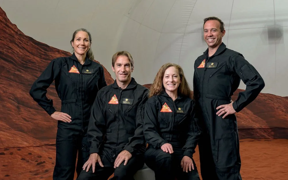 I quattro volontari della missione Marte