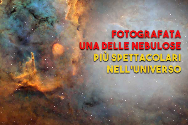 La nebulosa Sh2-284 è uno spettacolo fotografata per la prima volta
