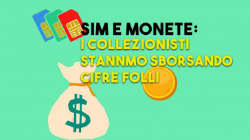 cifre folli per sim e monete dai collezionisti