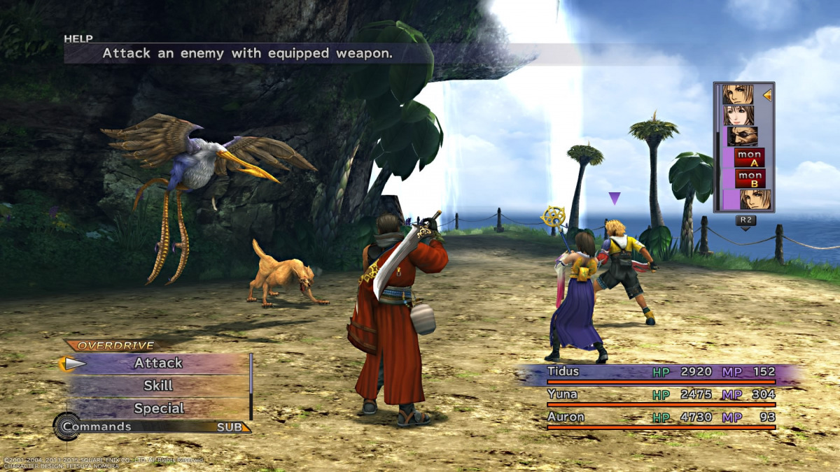 Final Fantasy X hd gameplay
