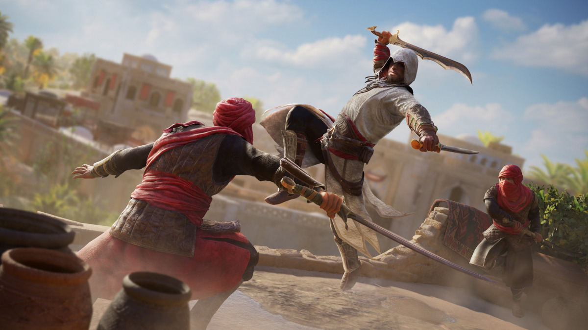 Scena di combattimento di Assassin's Creed Mirage
