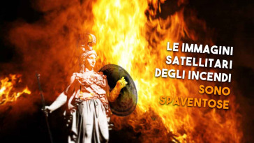 gli incendi in grecia sono spaventosi