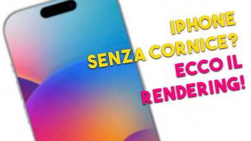 iphone senza cornice ecco il rendering