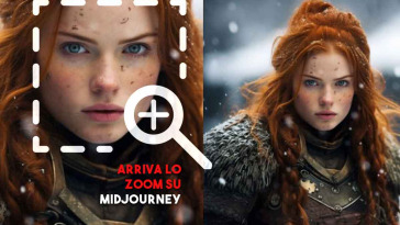 ora su midjourney si può zoomare