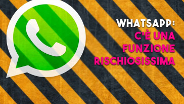 questa funzione è molto rischiosa su whatsapp