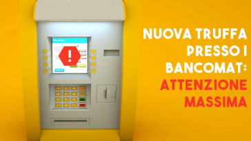 ti truffano al bancomat così, attenzione massima