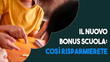 Arriva il nuovo bonus scuola