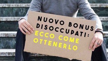 Nuovo bonus disoccupati dal governo