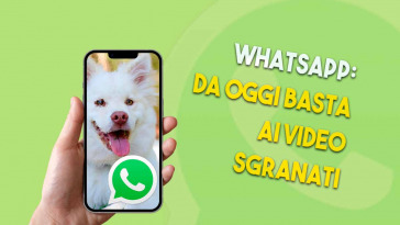 Whatsapp basta ai video sgranati