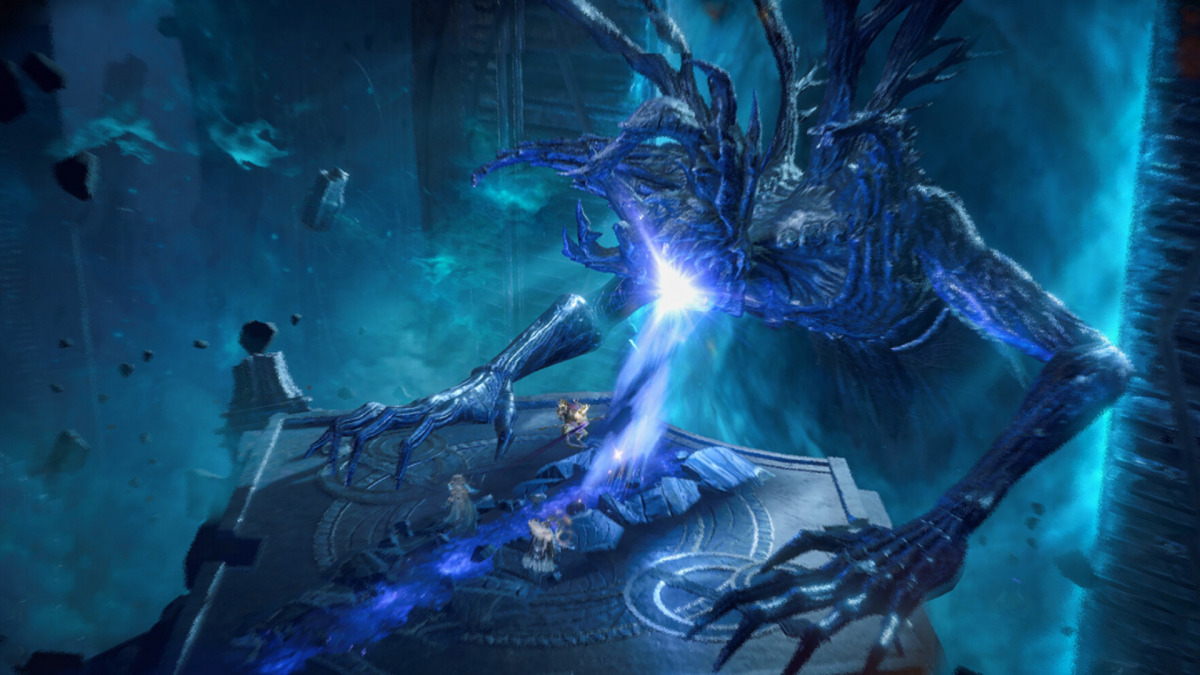 Boss battle in un'altra dimensione in Dragonheir: Silent Gods