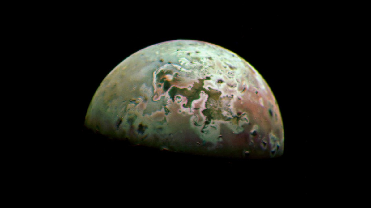 Immagine catturata da Juno di Io