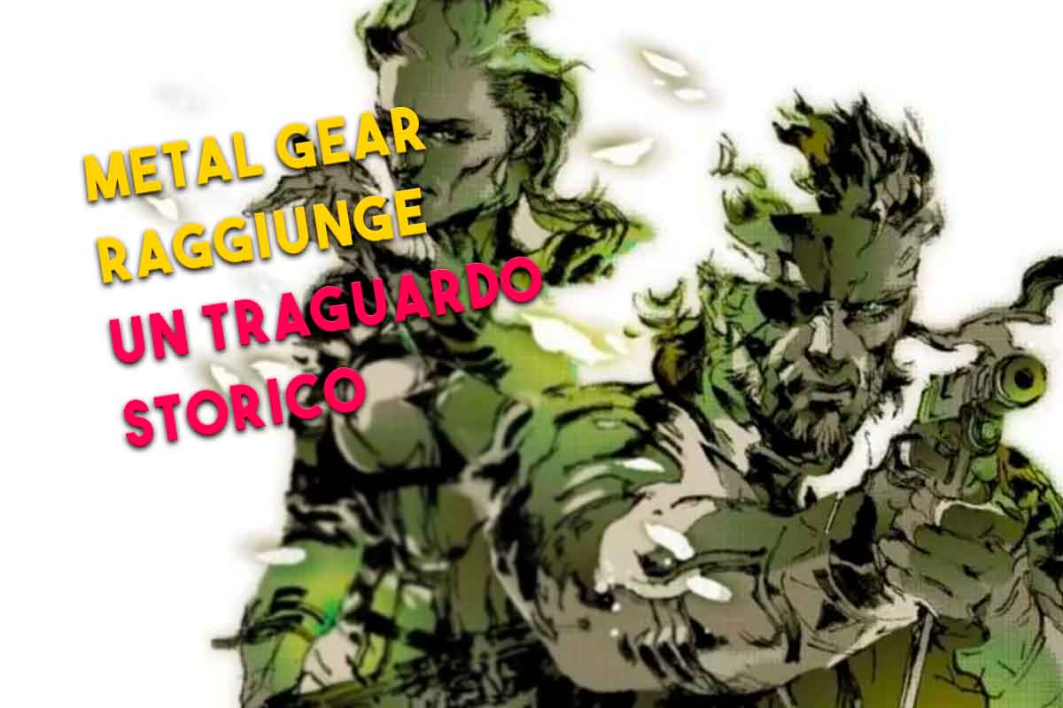 metal gear raggiunge un traguardo di vendite storico