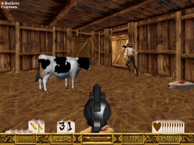 Outlaws 1997, LucasArts videogiochi western, videogioco western, migliori videogiochi western