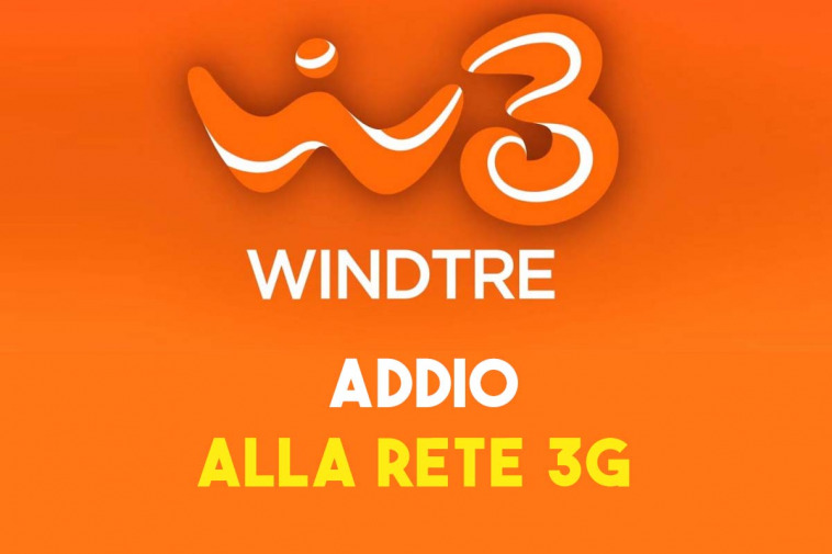 ADDIO ALLA RETE 3G DI WINDTRE