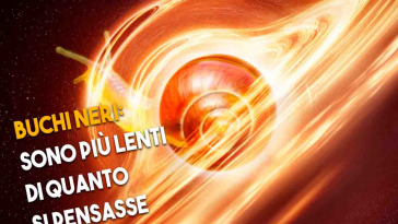 I BUCHI neri in realtà sono lentissimi