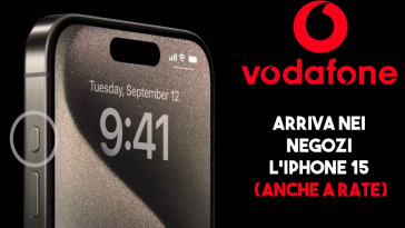 Iphone 15 a rate nei negozi vodafone